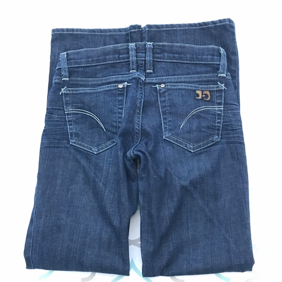 💙👖CUTE DARK JOE’S JEANS👖💙25 0 29” Whiskering!! - Picture 4 of 8